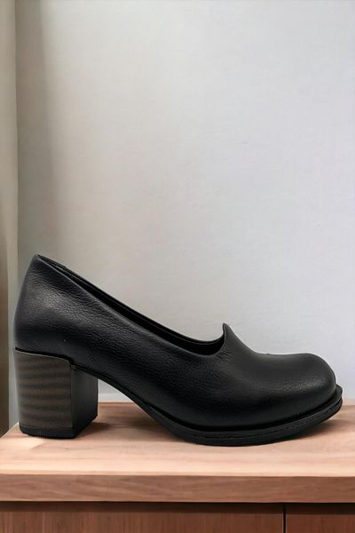 Mammamia D24YA-3790 Pantofi de damă negri din piele naturală