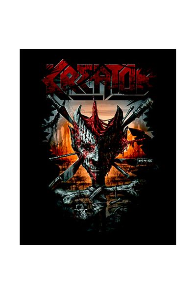 Z zepplin Kreator Knifes Patch mare pe spate