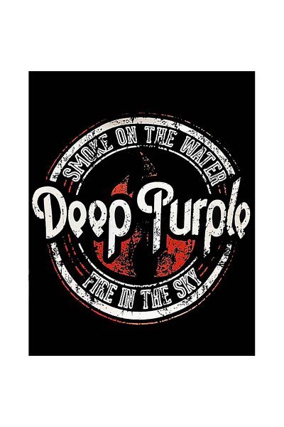 Z zepplin Deep Purple Smoke On The Water Patch mare pe spate