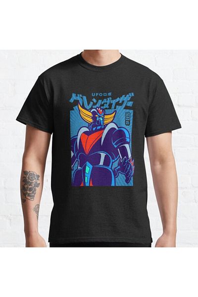 ZOKAWEAR Tricou imprimat Loose Fit 203 Pop Grendizer Design
