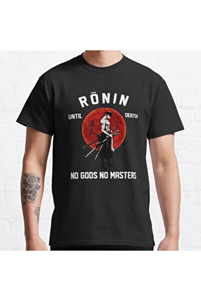 ZOKAWEAR Loose Fit Roronoa Zoro Ronin Until Death No Gods No Masters Ao?en De...
