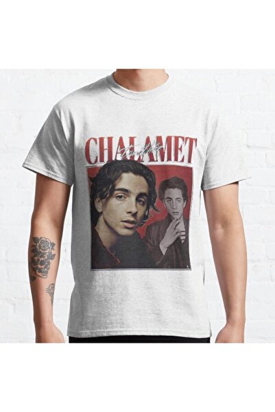 ZOKAWEAR Большой розмір унісекс футболка з принтом Timothee Chalamet