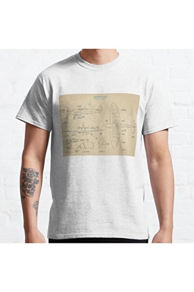 ZOKAWEAR Loose Fit Unisex Spitfire: Royal Air Force (έκδοση παρτίδας) Σχέδιο ...