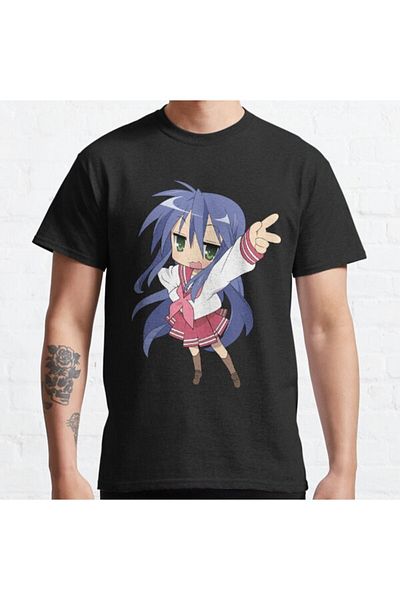 ZOKAWEAR Tricou imprimat Loose Fit Konata Izumi 2 Design