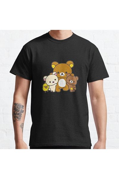 ZOKAWEAR Tricou cu imprimeu Rilakkuma Design Loose Fit