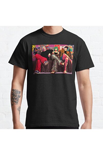 ZOKAWEAR Tricou imprimat Loose Fit Sakamoto Days Original Trio Design