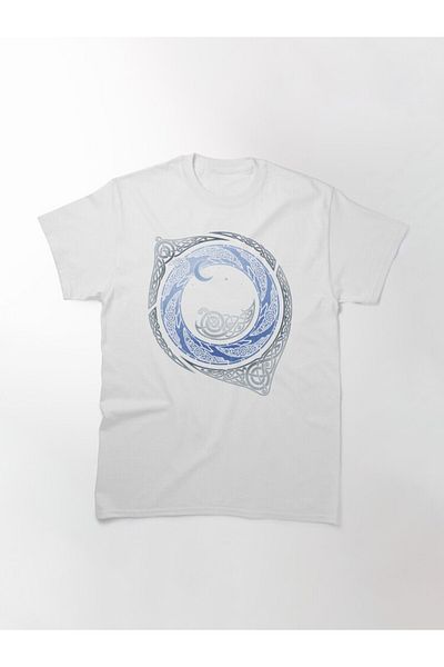 ZOKAWEAR Τυπωμένο μπλουζάκι Loose Fit Unisex Moonlight Roundelay Design