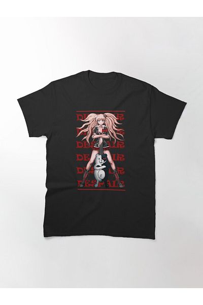 ZOKAWEAR Despair Designed Junko Enoshima Monokuma Danganrompa Printed T-shirt - Loose Fit