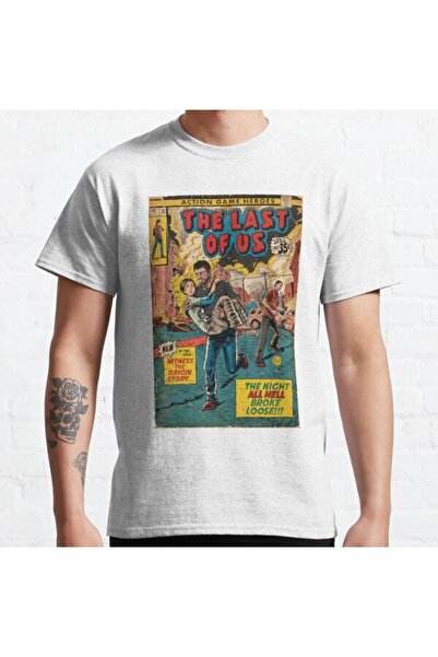 ZOKAWEAR Tricou cu imprimare unisex, cu formă largi, copertă de benzi desenat...