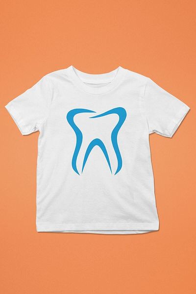 ZOKAWEAR Λευκό μπλουζάκι Unisex Loose Fit Dentist Printed