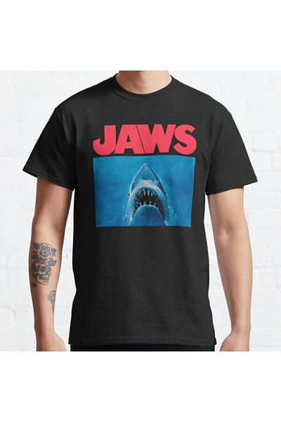 ZOKAWEAR Tricou imprimat cu design detaliat, unisex, afiș clasic de film