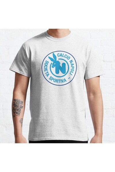 ZOKAWEAR Μπλουζάκι Loose Fit Unisex Retro Napoli Design με στάμπα