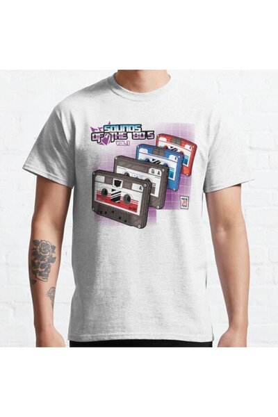 ZOKAWEAR Tricou cu imprimeu unisex cu design loose-fit Sounds Of The 80s Vol.1