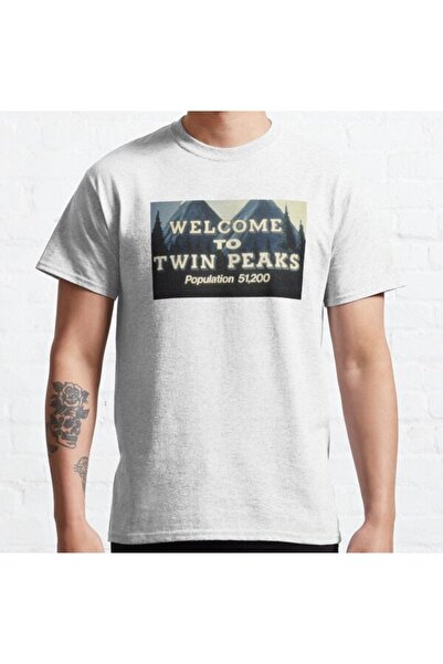 ZOKAWEAR Loose Fit Unisex Twin Peaks Welcome To Twin Peaks Population 51,201 ...