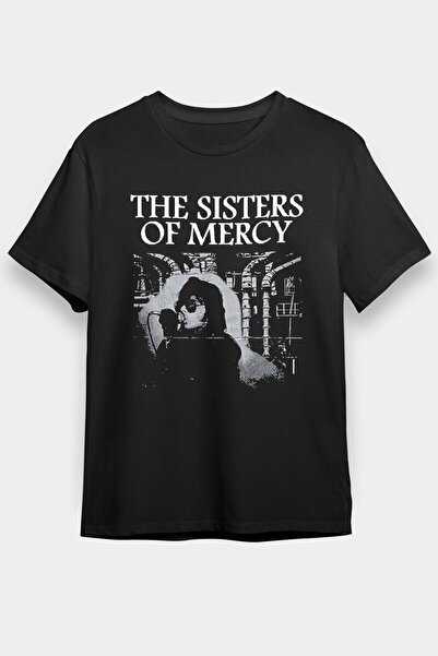 ZOKAWEAR Unisex Loose Fit Sisters Of Mercy Printed Black T-shirt - Tshirt
