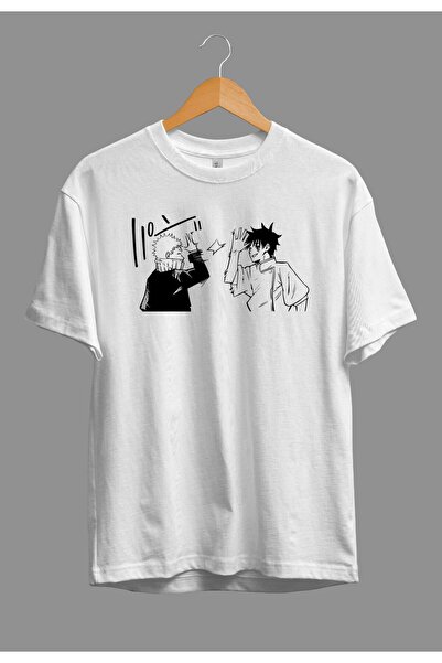 ZOKAWEAR Bol Kalıp Jujutsu Kaisen Besto Friendo Anime Karakter Baskılı Tasarı...