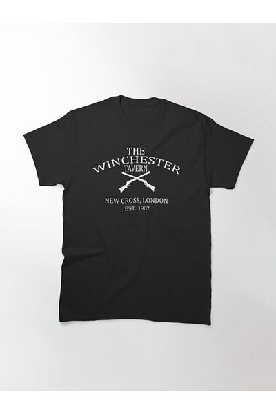 ZOKAWEAR Tricou cu imprimeu cu design loose fit unisex The Winchester Tavern Shaun Of The Dead