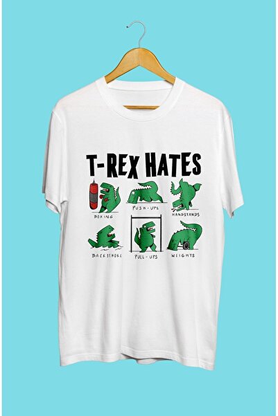 ZOKAWEAR Μπλουζάκι με στάμπα Unisex Loose Fit Trex Sports Gym Fitness Design