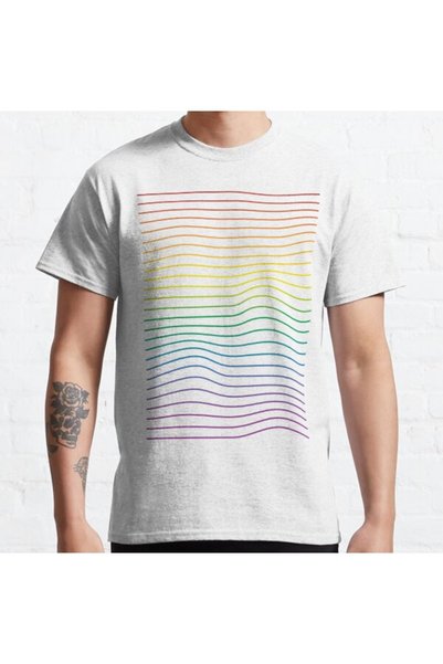 ZOKAWEAR Tricou cu imprimeu unisex LGBTQ Pride - Cu o formă lejeră