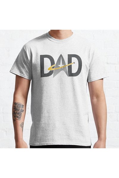 ZOKAWEAR Tricou cu imprimeu oversize Unisex The Next Generation pentru Ziua Tatălui