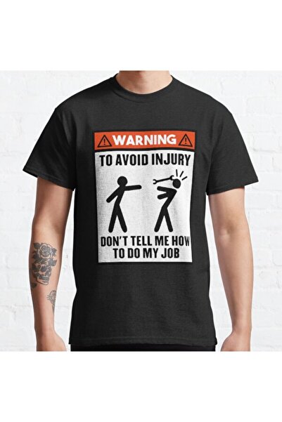 ZOKAWEAR Cadou amuzant unisex loose fit pentru angajatori Avertisment Nu-mi s...