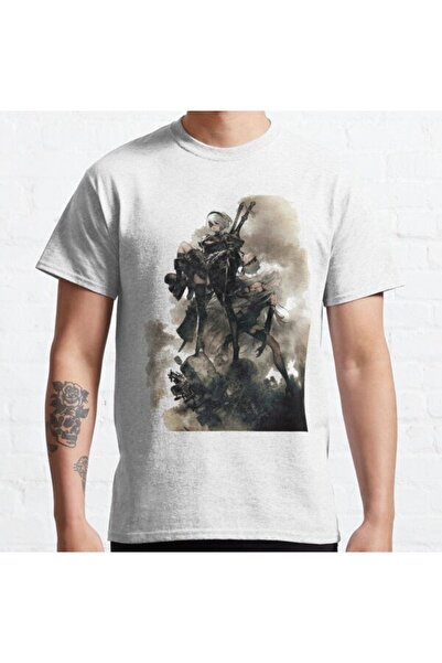 ZOKAWEAR Široka unisex majica Nier:automata Design Štampano