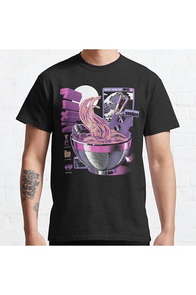 ZOKAWEAR Web Ramen Design - Tricou imprimat loose fit