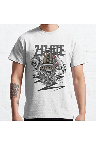 ZOKAWEAR Τυπωμένο μπλουζάκι Loose Fit Unisex Toyota 2jz Gte Engine Design