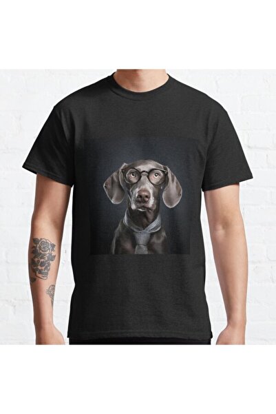 ZOKAWEAR Μπλουζάκι Loose Fit Unisex Mr Weimaraner Design Printed Tshirt