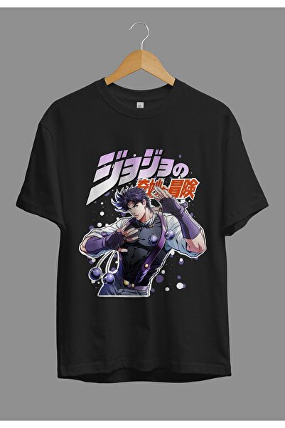 ZOKAWEAR Μπλουζάκι με τυπωμένο σχέδιο Anime με χαρακτήρα Jonathan Joestar Joj...