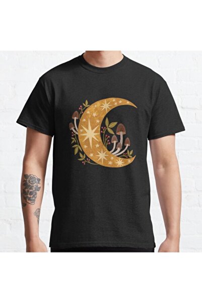 ZOKAWEAR Tricou cu imprimeu unisex, loose fit, cu design Forest Moon