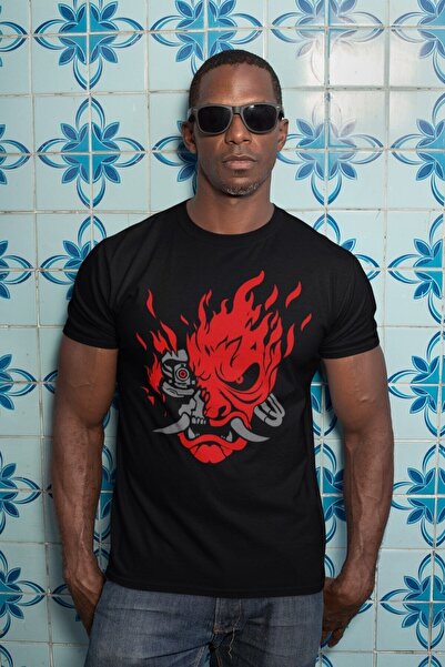 ZOKAWEAR Unisex široka cyberpunk samurajska majica Štampano