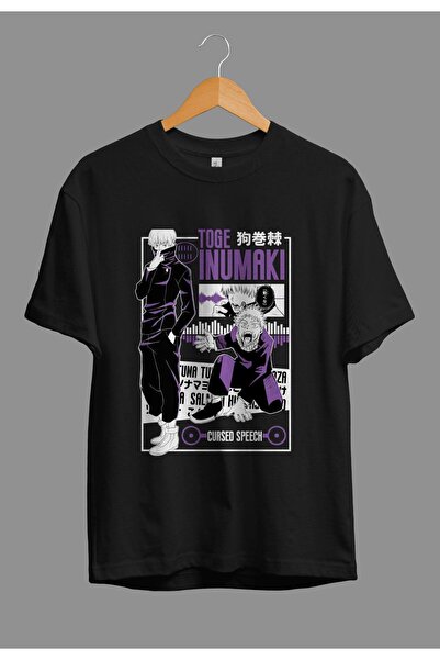 ZOKAWEAR Μπλουζάκι με τυπωμένο σχέδιο χαρακτήρων Anime Loose Fit Unisex Jujut...