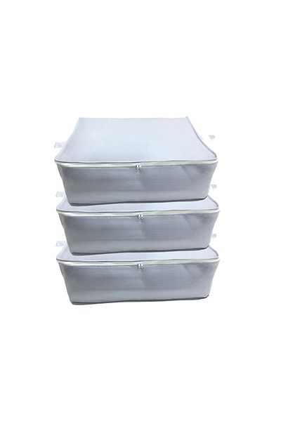 Balkan Room 3 Pieces Gray Underfloor and Sofa Bed Type Storage 62 X 44 X 22 Cm XLarge