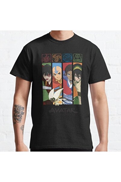 ZOKAWEAR Loose Fit Unisex Avatar: The Last Airbender Group Character Panels D...