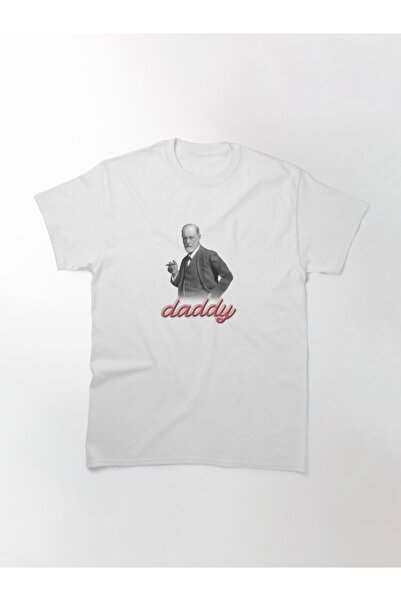 ZOKAWEAR Τυπωμένο μπλουζάκι Loose Fit Unisex Sigmund Freud Daddy Psychology Design Design