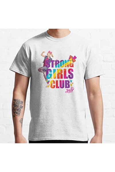 ZOKAWEAR Μπλουζάκι Unisex Jojo Siwa Strong Girls Club με στάμπα - Σχέδιο πορτ...