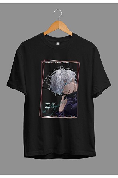 ZOKAWEAR تي شيرت Jujutsu Kaisen Satoru Gojo Anime بتصميم مطبوع