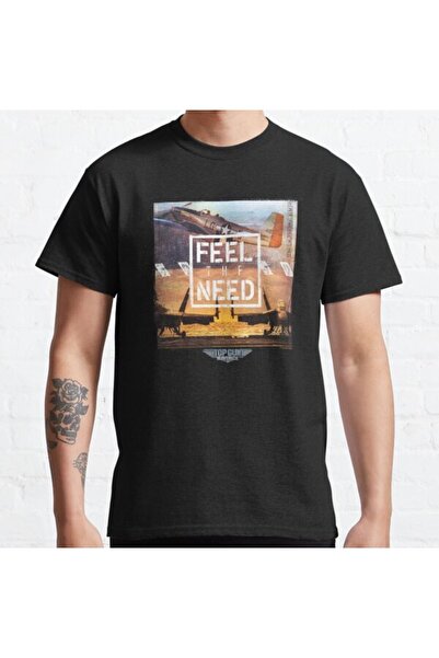 ZOKAWEAR Loose Fit Unisex Top Gun: Tricou imprimat cu design Maverick Feel Th...