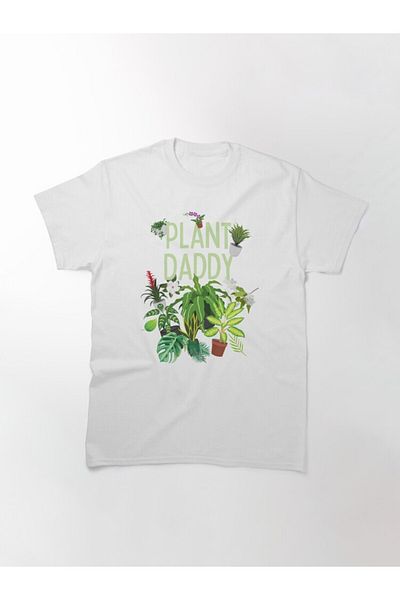 ZOKAWEAR Μπλουζάκι με τυπωμένο σχέδιο Loose Fit Unisex House Plant Daddy Design