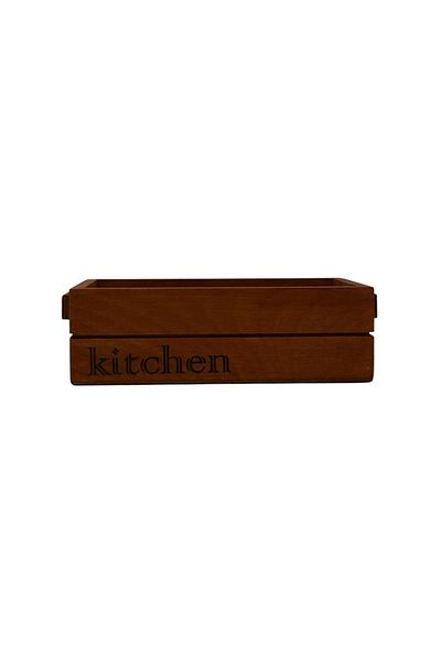 t tun's woods Kitchen Kitchen Organizer Wooden ''color Burma'' 24cm X 14cm Width 8cm Height