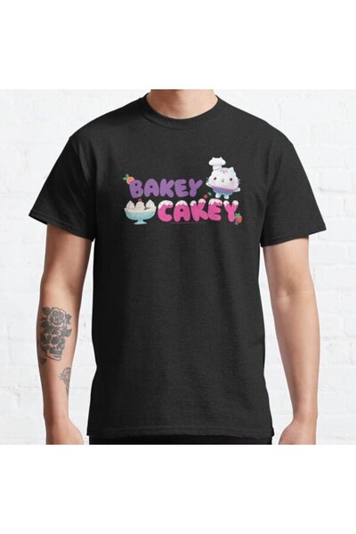 ZOKAWEAR Tricou imprimat unisex, unisex, pentru casa de păpuși Gabby's, Cakey...