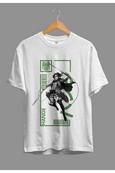 ZOKAWEAR Tricou cu design imprimat cu personalitate din anime Hange Zoe Loose...