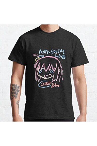 ZOKAWEAR Μπλουζάκι Loose Fit Unisex Anti-social Club με στάμπα