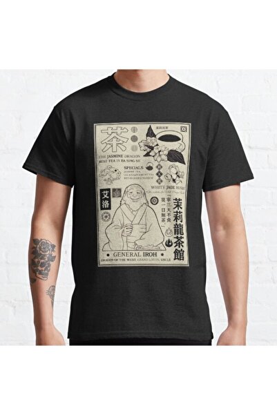 ZOKAWEAR Bol Kalıp Unisex Avatar: The Last Airbender General Iroh Info Poster...
