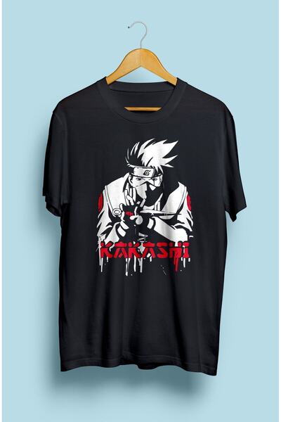 ZOKAWEAR Μπλουζάκι με τυπωμένο σχέδιο χαρακτήρων Anime Hatake Kakashi Naruto ...