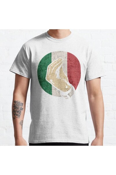 ZOKAWEAR Loose Fit Unisex Italian Hand Gesture Sing Language Funny Italy Flag...
