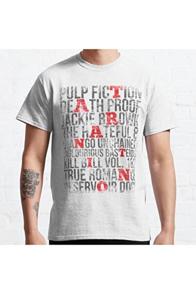 ZOKAWEAR Τυπωμένο μπλουζάκι Loose Fit Unisex Quentin Tarantino Movies Vintage...