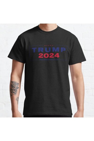 ZOKAWEAR Μπλουζάκι με τυπωμένο σχέδιο Loose Fit Unisex Trump 2024