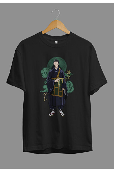 ZOKAWEAR Tricou cu design imprimat unisex Jujutsu Kaisen Suguru Geto, cu cara...